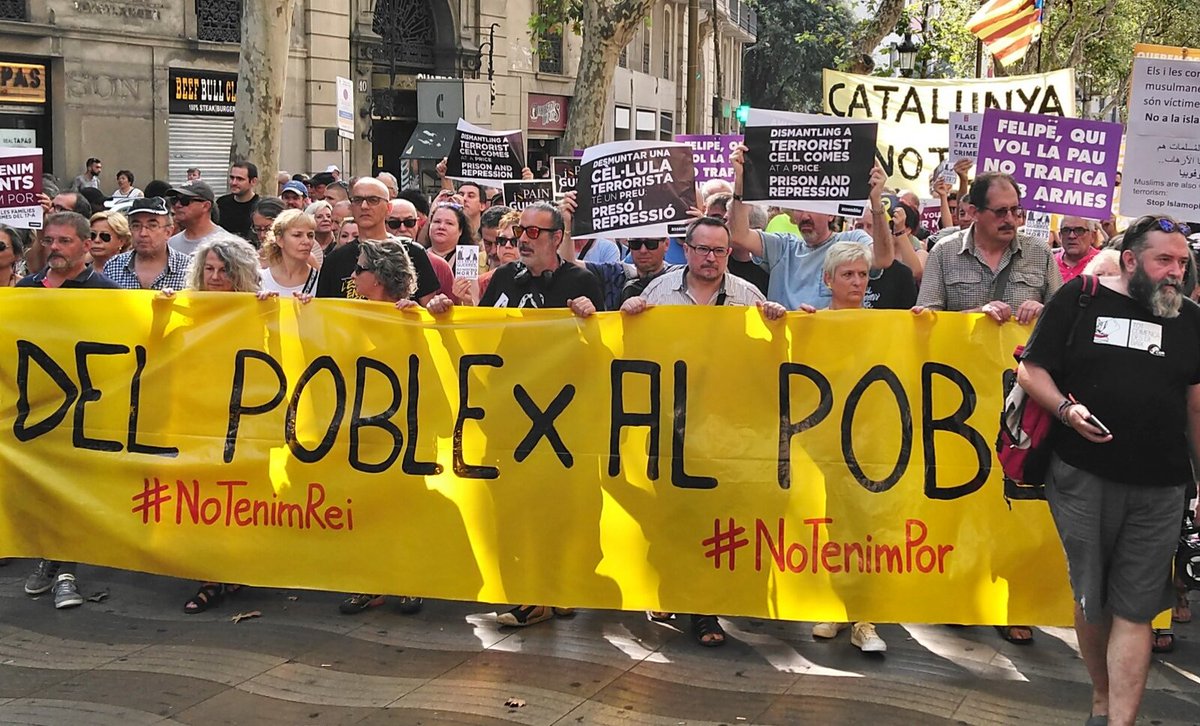 "Felip VI is not welcome in Catalonia"