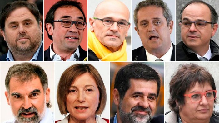  Demanen fins a 25 anys de presó a líders independentistes catalans per Referèndum de l'1-O