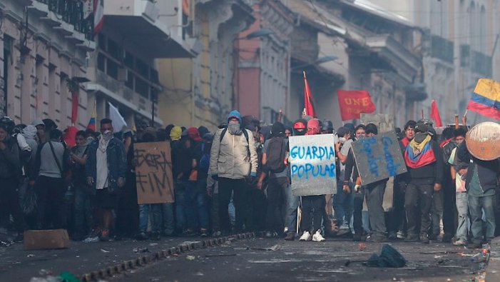 Les protestes a l'Equador mantenen la pressió contra el Govern