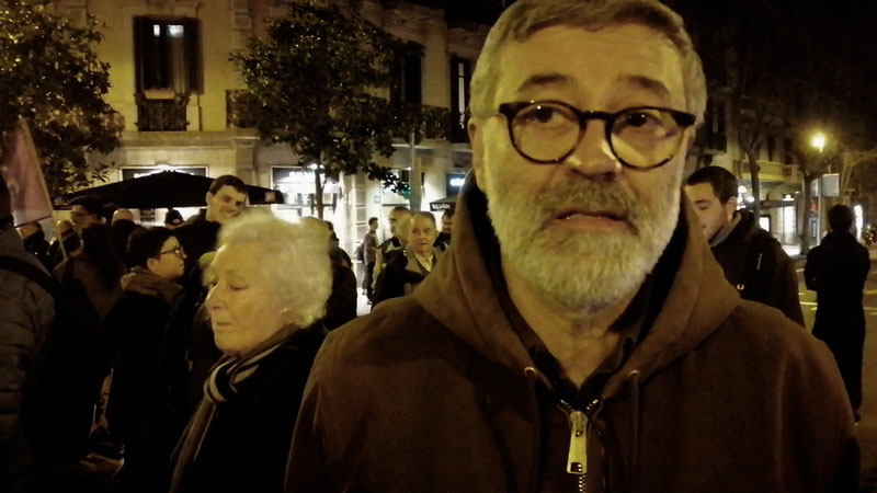 Carles Riera: "compartim la mateixa lluita que ha motivat la vaga d'Euskal Herria"