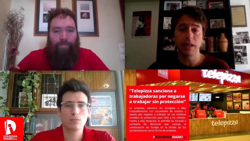 VÍDEO | "Telepizza ens reprimeix per exigir mesures de prevenció contra el coronavirus"