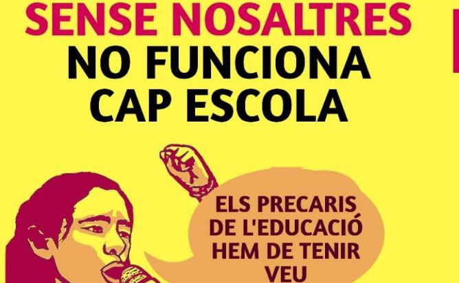 Manifest de monitors de menjador Càtering Vilanova: "Treballadors i treballadores a l'oblit" 