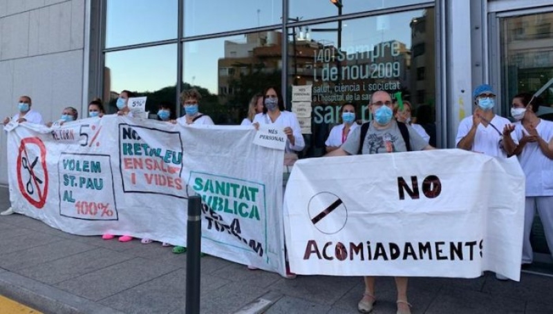 USOC convoca vaga de sanitat a Catalunya