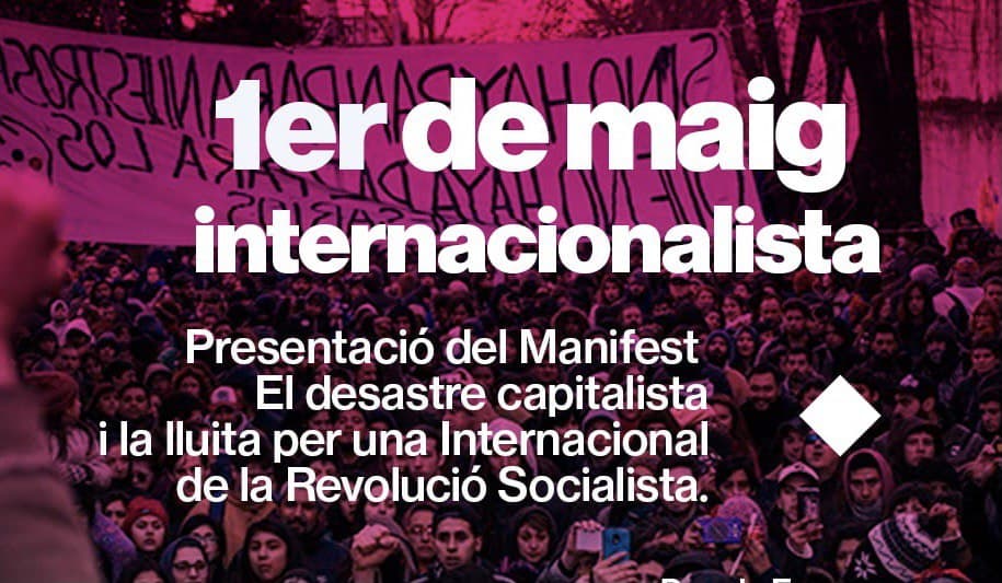 Acte de presentació del Manifest per una Internacional de la Revolució Socialista