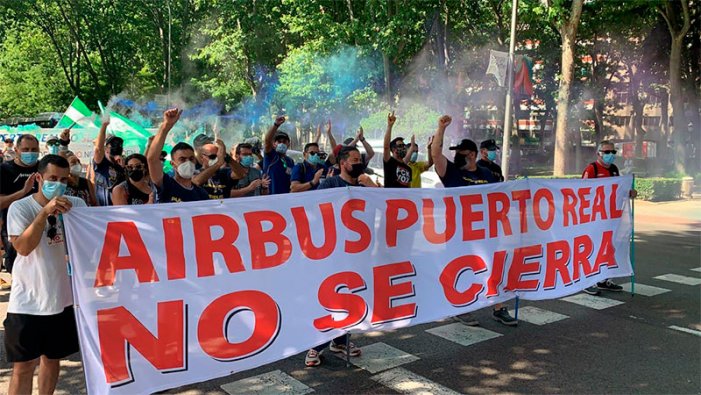 El Congrés aprova una iniciativa de UP per a evitar el tancament d'Airbus Puerto Real, encara que no té cap efecte