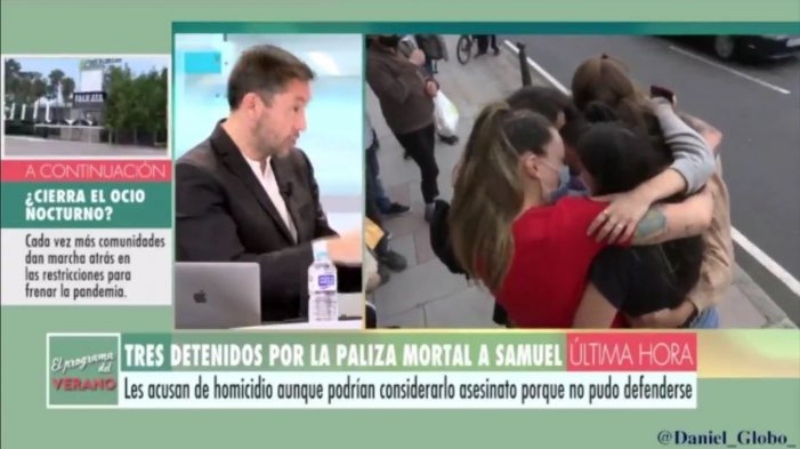 Ana Rosa Quintana acomiada a Javier Ruíz per un al·legat contra l'assassinat homòfob de Samuel