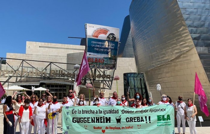 80 dies de vaga en el Guggenheim: el museu de la precarietat i la bretxa salarial