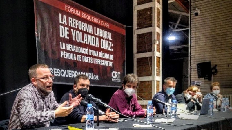 Fòrum Esquerra Diari: debat amb advocats laboralistes i sindicalistes d'esquerra sobre la reforma laboral i el balanç de dos anys de govern “progressista”