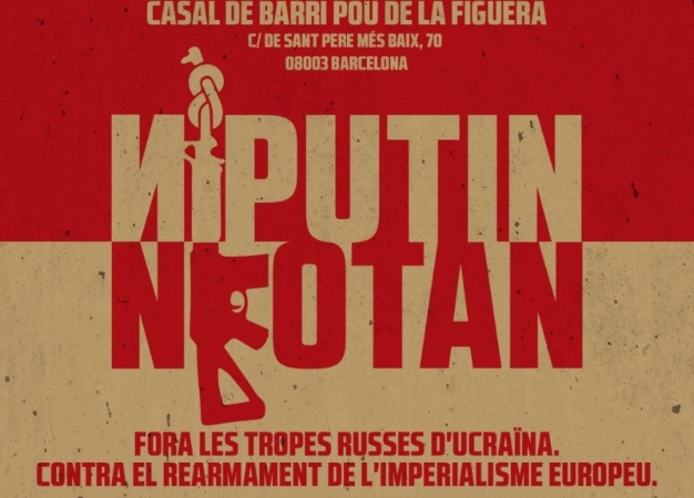 Acte públic a Barcelona: “Ni Putin, Ni OTAN”