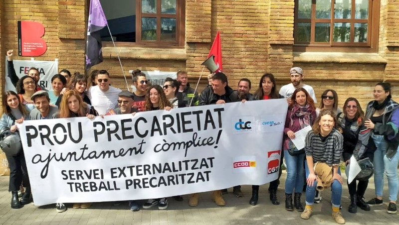 L'Ajuntament de Barcelona precaritza a les treballadores del Centre d'Urgències i Emergències Socials