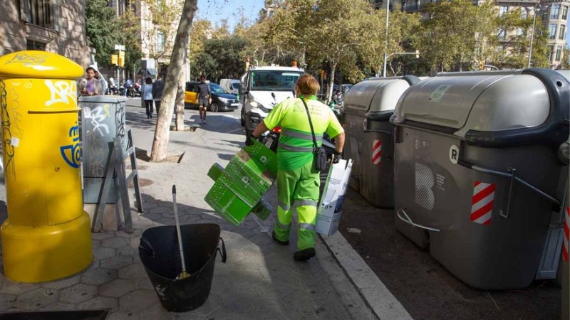 Els treballadors del servei de recollida d'escombraries de Barcelona en peu de guerra