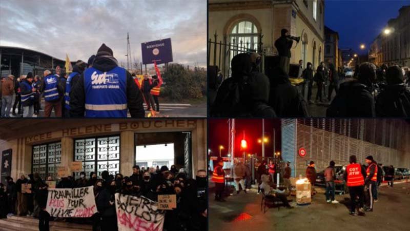  [Directe] Des dels piquets de vaga, manifestacions i escoles ocupades a França