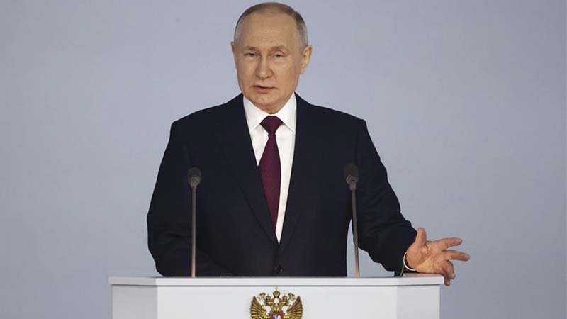 Putin suspèn el tractat nuclear i respon a la visita de Biden a Ucraïna: "És impossible derrotar a Rússia”
