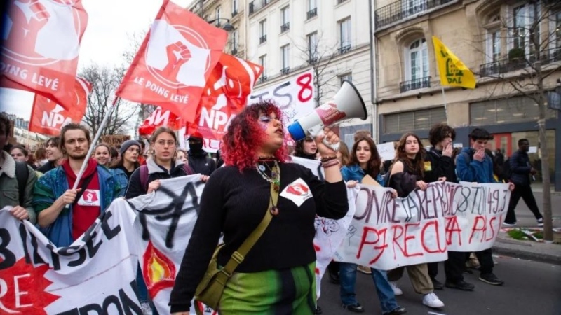 L'agrupació juvenil de l'esquerra francesa que ha emergit durant la "batalla per les pensions"