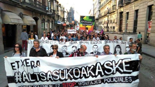 Infame condemna de l'Audiència Nacional als joves d'Alsasua