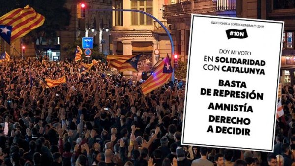 Eleccions #10N | Un vot solidari amb el poble català a tot l'Estat espanyol