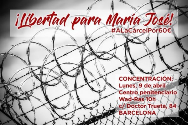 María José Alarcón: a presó per no pagar una sanció de 60 euros