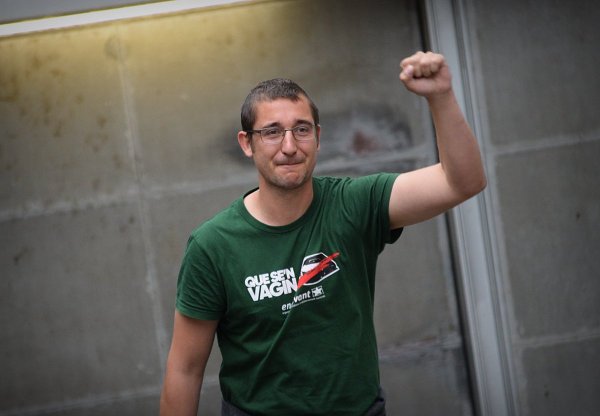 En llibertat l'Òscar, el jove independentista detingut ahir